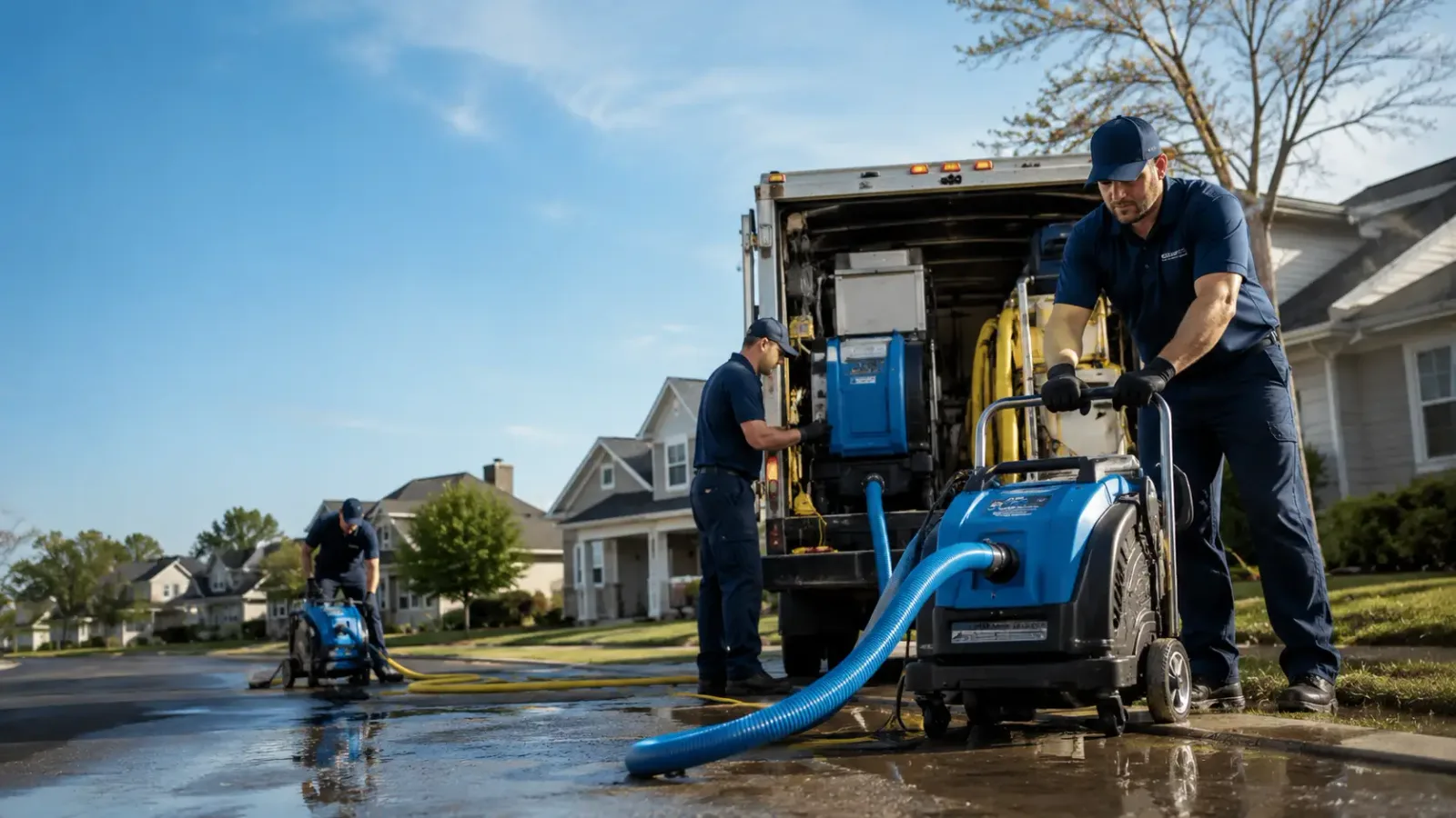 Flood Damage Cleanup in La Plume, PA